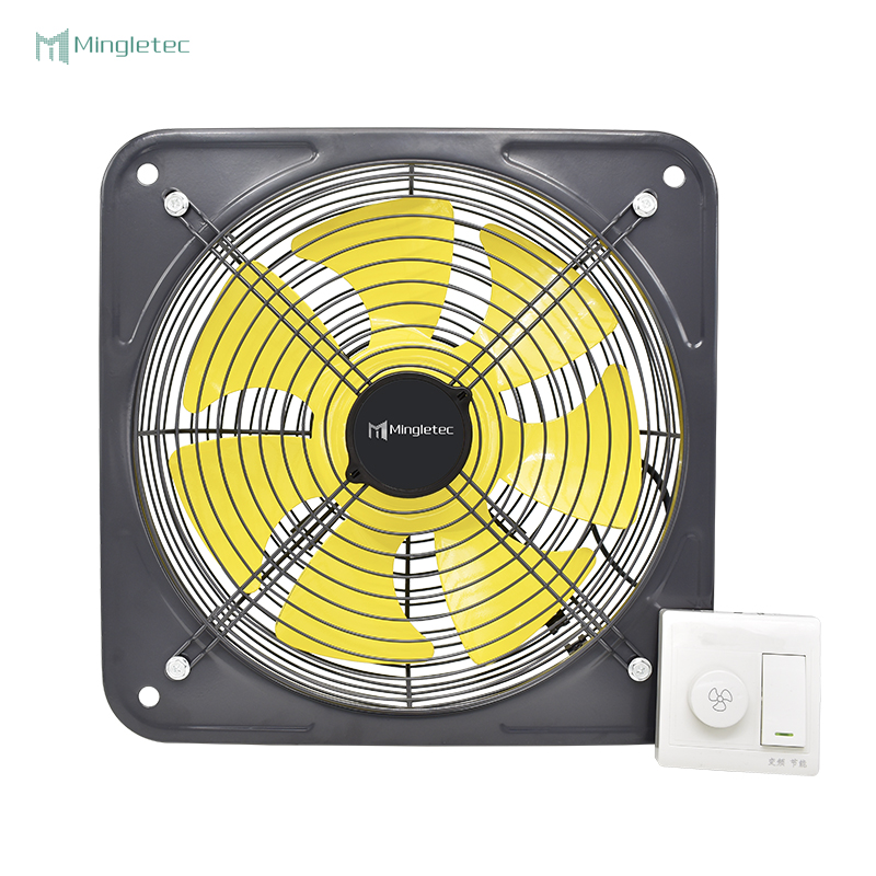 Warehouse Use BLDC Full Metal Wall Mounted Exhaust Ventilation Fan